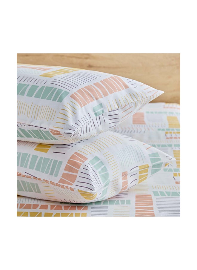 Home Box Nora Savana 2-Piece Reversible Microfibre Pillow Cover Set 75 x 50 cm  - Image 4