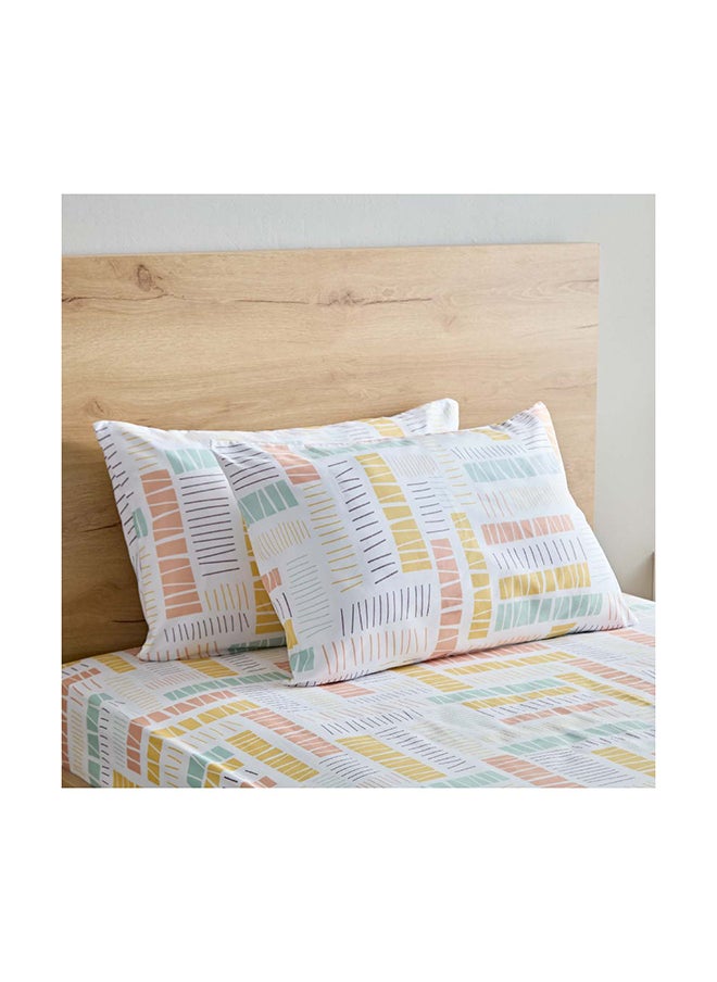 Home Box Nora Savana 2-Piece Reversible Microfibre Pillow Cover Set 75 x 50 cm  - Image 1
