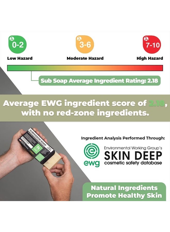 Gold BJJ Premium Tea Tree Oil Soap - USA Made Bar Soap for BJJ, Jiu Jitsu, Wrestling, and Grappling (5-Pack of 4 Ounce Soap Bars, Classic Tea Tree) - Image 4