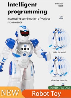 Loquat Smart Intelligent Educational Robot Toy,Smart Remote Control Robot for Kids,Intelligent programmable rc Robot Educational Toy, LED Lights Smart Robotics, Gesture Sensing Robot kit Singing Dancing Gi  - Image 1