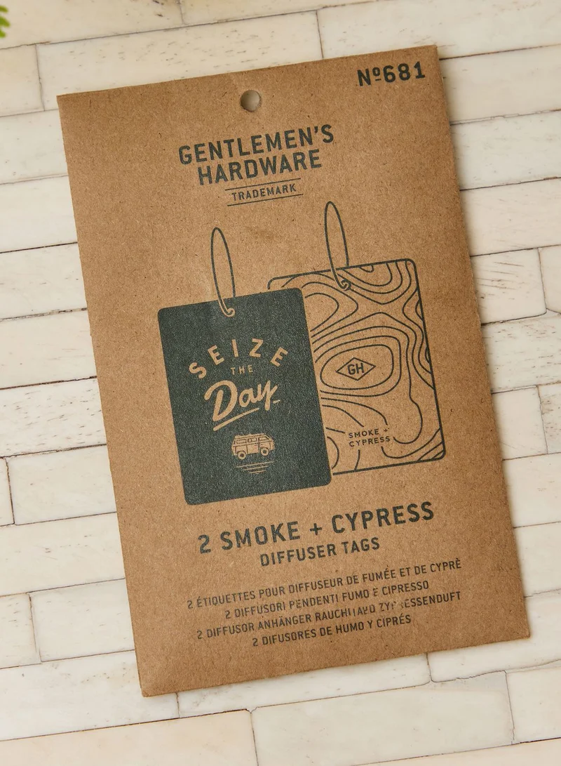 GENTLEMEN'S HARDWARE Smoke & Cypress Car Diffuser