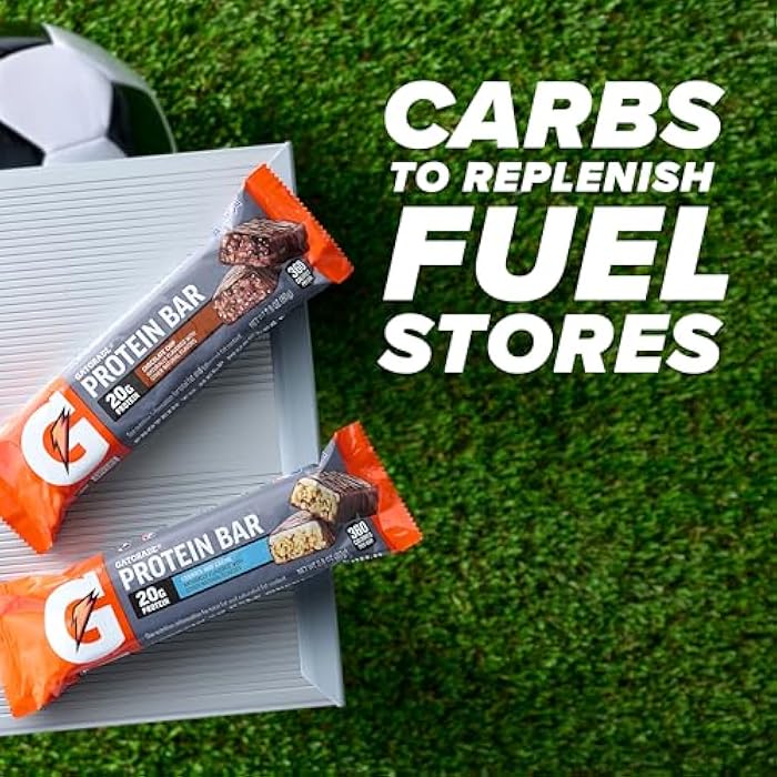 Gatorade Whey Protein Recover Bars, Chocolate Chip, 2.8 ounce(Pack of 12) - Image 4