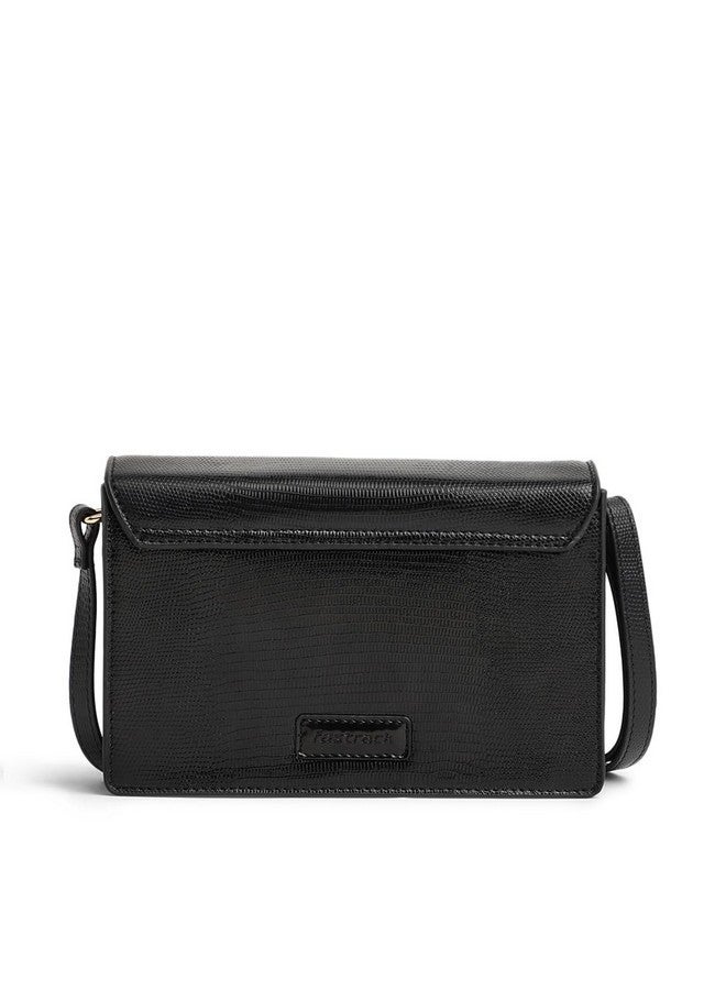 Fastrack Textured Sling Bag for Women, Girls and Ladies | Slings for Casual Carry | Made of Premium Faux Leather - Image 5