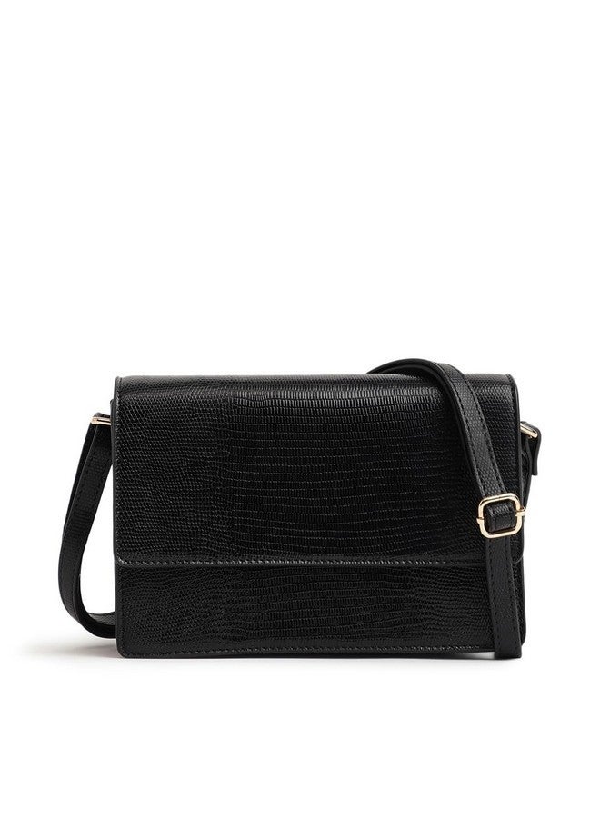 Fastrack Textured Sling Bag for Women, Girls and Ladies | Slings for Casual Carry | Made of Premium Faux Leather - Image 1