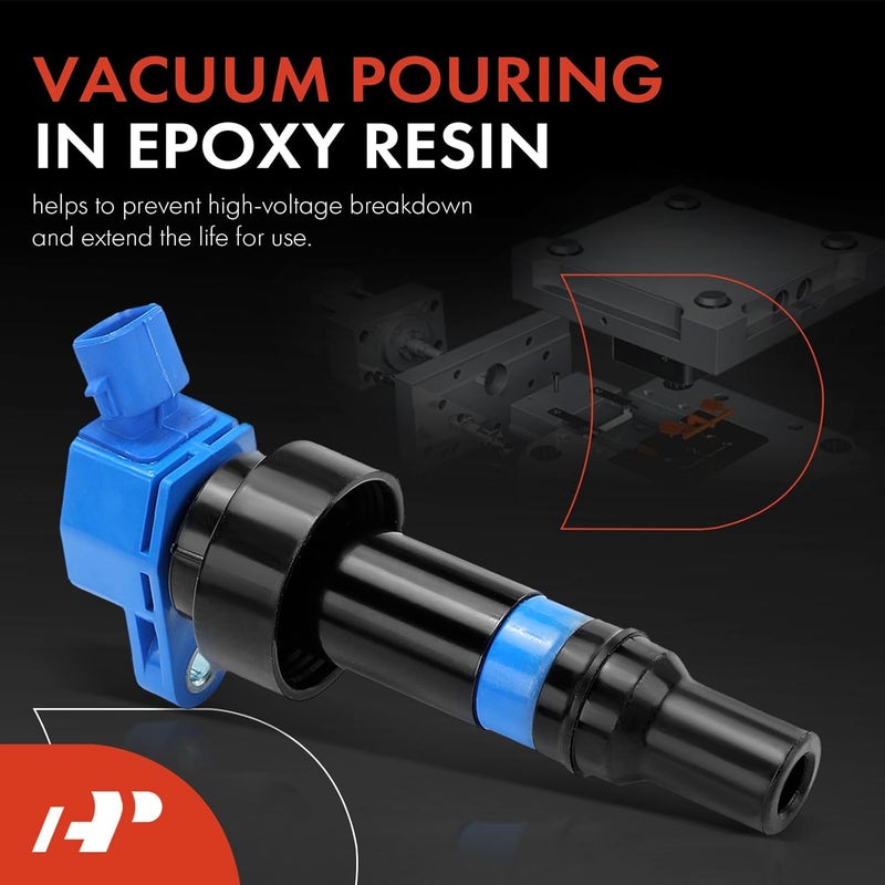 A-Premium Blue Ignition Coil Pack Set for Kia and Hyundai - Image 3