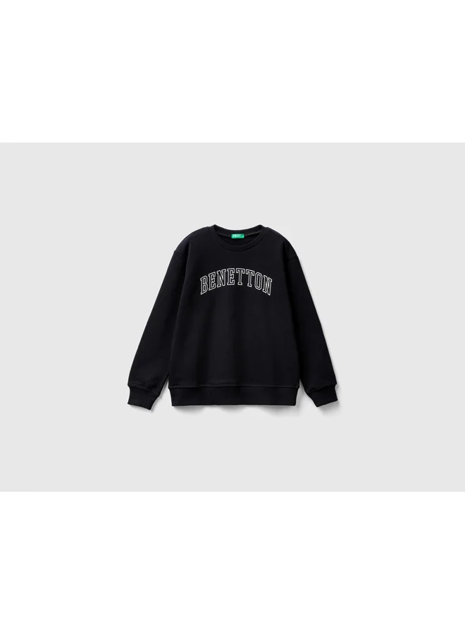 يونايتد كولورز أوف بينتيون Sweatshirt With Logo Print