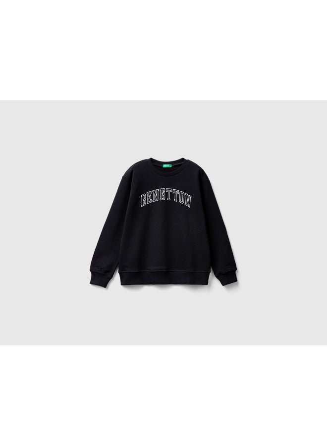 UNITED COLORS OF BENETTON Sweatshirt With Logo Print  - Image 1