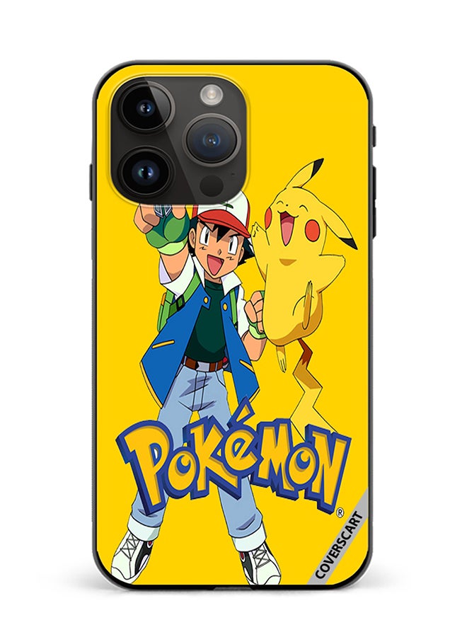 COVERSCART Protective Case Cover For Apple iPhone 15 Pro Pokemon Design Multicolour - Image 1