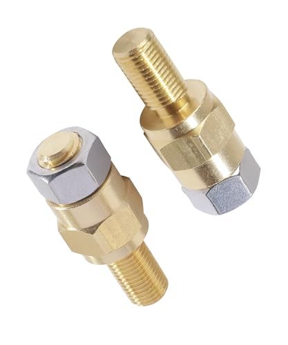 SCUARI 2PCS Automobile Side Post Battery BoltsBattery BoltsCar AccessoriesBattery Post Extender3816 Automobile Charging Solid Brass Extender Long StudSuitable for CarsTrucksTrailers - Image 1