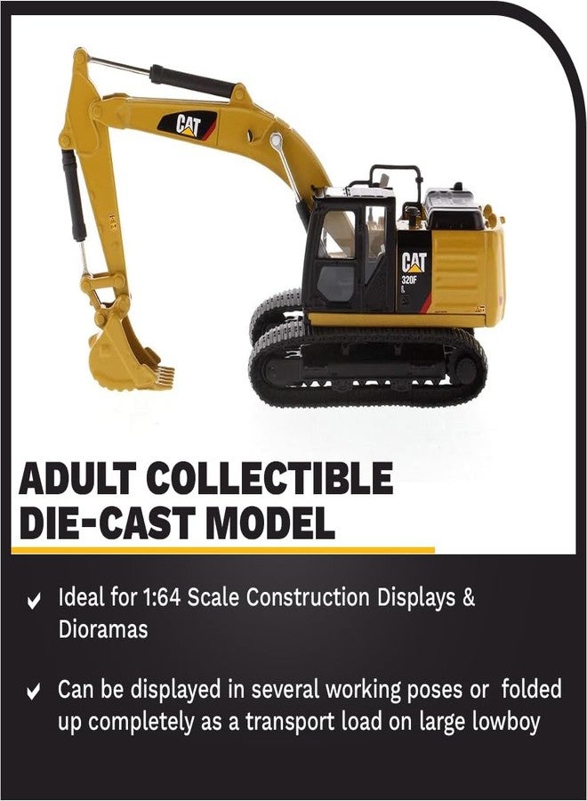 Diecast Masters 1/64 Caterpillar 320F L Hydraulic Excavator 85690 - Image 3