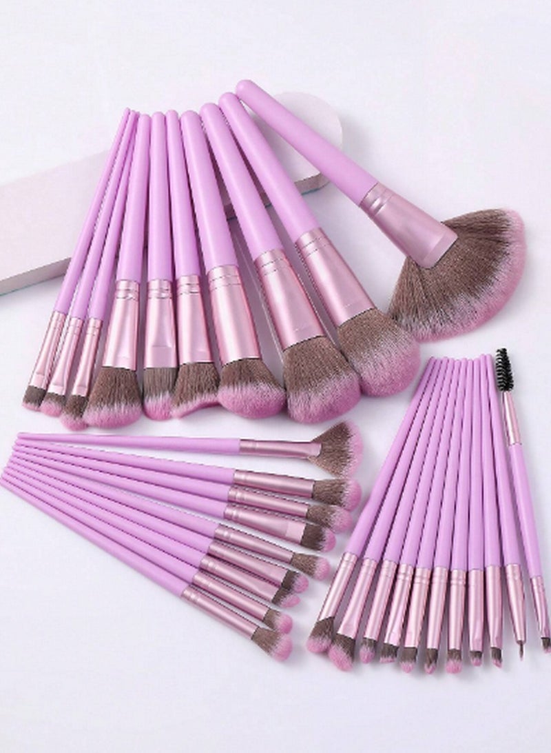 مجموعة فرش وإسفنجات مكياج من 49 قطعة – طقم تجميلي احترافي لتطبيق سلس وتخزين أنيق - Image 3