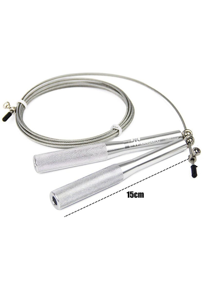 كانجرو حبل نط احترافي من كانجرو – حبل قفز للياقة البدنية مع رأس دوار 360°، مقابض ألومنيوم قوية وخفيفة الوزن، مانع للانزلاق - Image 2