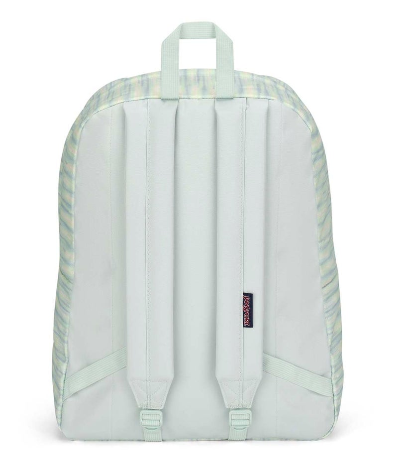 JanSport SuperBreak One Backpacks - Durable, Lightweight Bag with 1 Main Compartment, Front Utility Pocket with Built-in Organizer - Premium Backpack - 70S Space Dye Fresh Mint - Image 2
