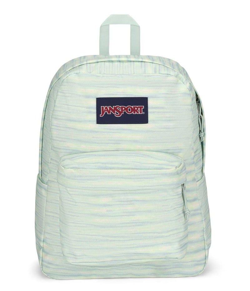 JanSport SuperBreak One Backpacks - Durable, Lightweight Bag with 1 Main Compartment, Front Utility Pocket with Built-in Organizer - Premium Backpack - 70S Space Dye Fresh Mint - Image 1