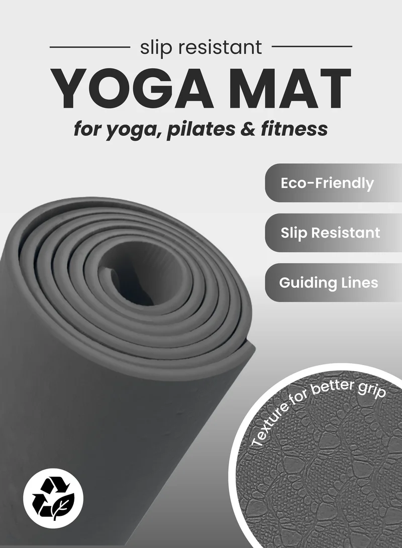 جاست نيتشر حصيرة يوغا بلاك لايت