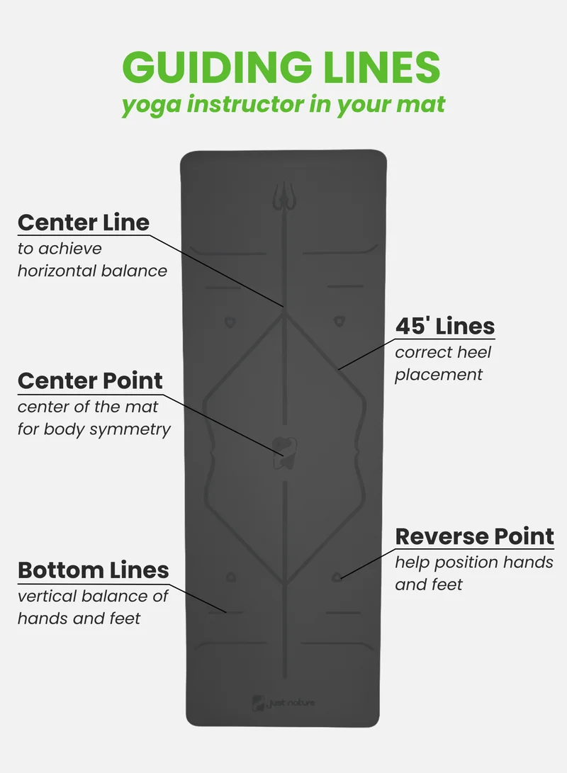 Just Nature Black Lite Yoga Mat