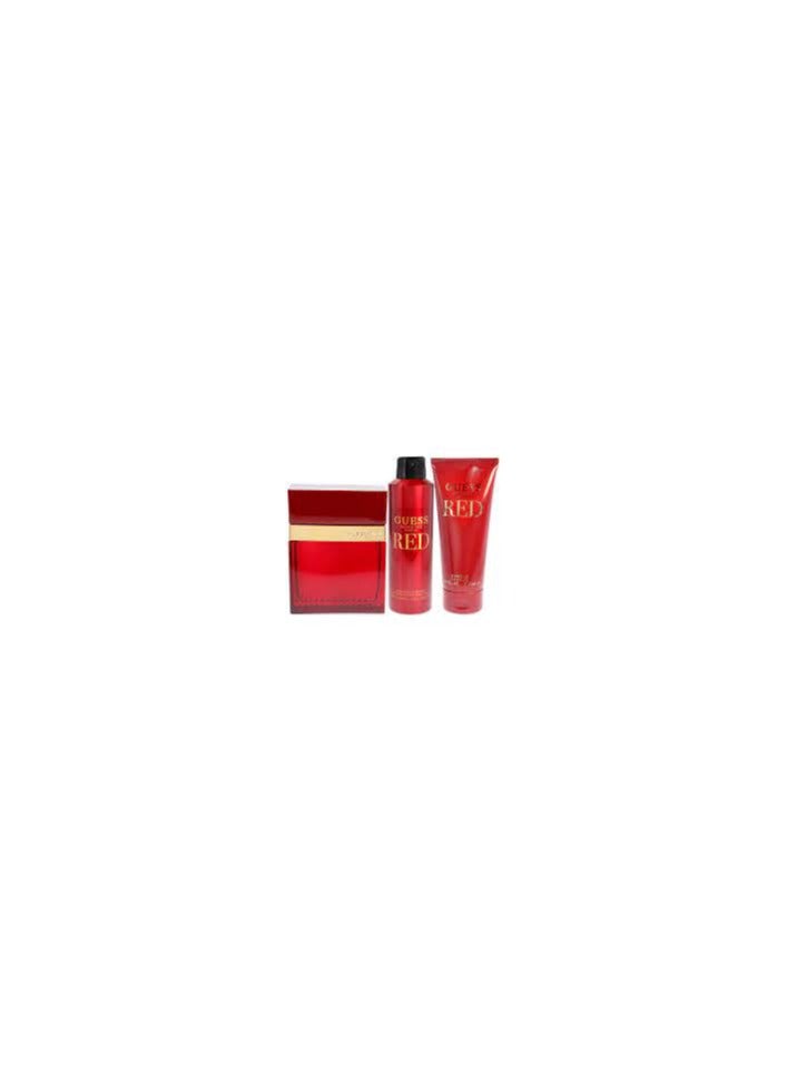 Guess Seductive Red Men / Homme Eau de Toilette 4 Piece Gift Set - Cologne Spray 3.4 Fl. Oz., Deodorizing Body Spray 6.0 Oz., Shower Gel 3.4 Fl. Oz., & Pouch - Image 2