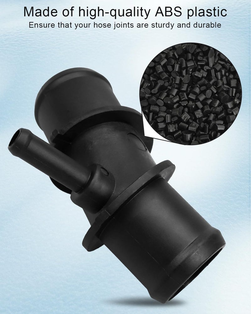 HUQUZN Upper Radiator Hose Connector Coolant Pipe Adapter Fit for Toyota RAV4 2009 2010 2011 2012 Replace 165710V020 165710V020 1605736011 1605736011 - Image 4
