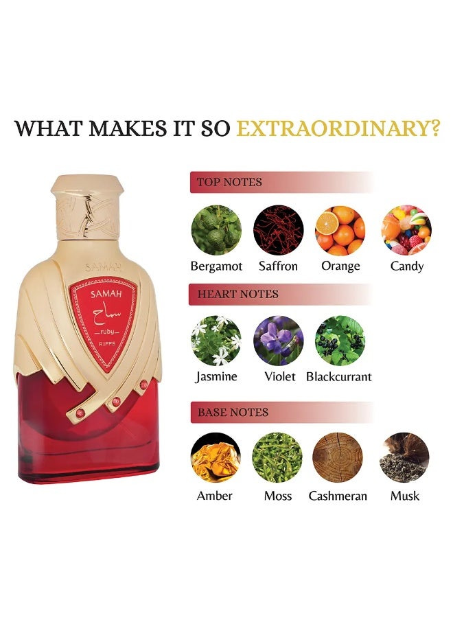 ريفس سماح روبي للجنسين، خلاصة عطرية، ريفس، 100 مل - Image 3