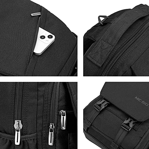 NICGID Sling Bag Backpack, 13.3'' Laptop Bag Crossbody Shoulder Chest Backpacks Travel Outdoors for Men Women - Image 5
