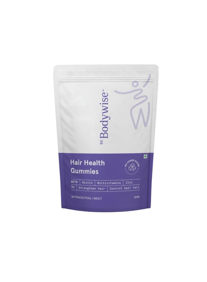 Be Bodywise Biotin Hair Gummies for Stronger, Shinier Hair and Nails - Image 1