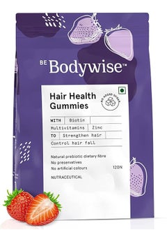 Be Bodywise Biotin Hair Gummies for Stronger, Shinier Hair and Nails
