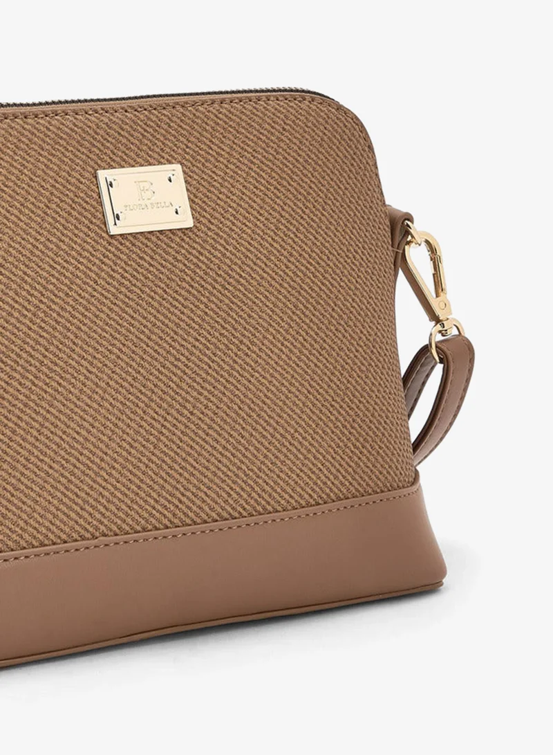 Flora Bella By Shoexpress  Flora Bella Textured Crossbody Bag with Detachable Shoulder Strap for Women | Best Price UAE