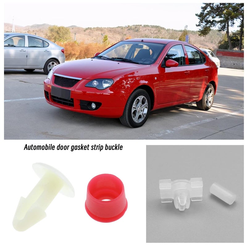 SING F LTD 52Pcs Door Gasket Strip Trim Clips Replacement 0009902192 A0131853585 Compatible with Mercedes W123 Door Trim Clips Accessories Plastic - Image 4