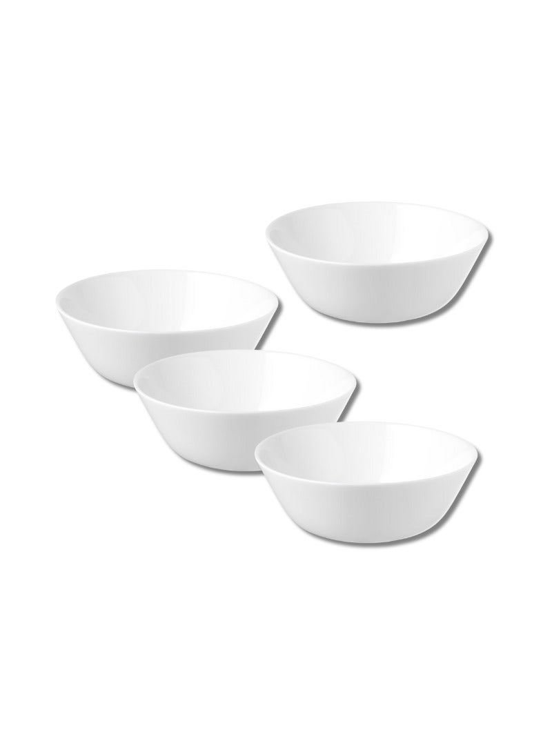 OFTAST Bowl, Set of 4, White, 15 cm - Image 1