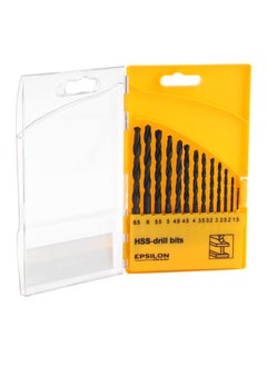 Epsilon HSS Drill Bits- EPSDB1414 Pack of 13 Bit, Includes 6.5, 6, 5.5, 5, 4.8, 4.5, 4, 3.5, 3.2, 3, 2.5, 2, 1.5, Versatile and Highly Durable Perfect for a Wide Range of Applications Black  - Image 4