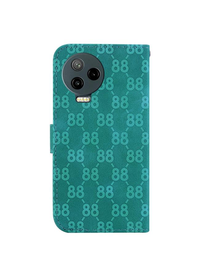 erorex Case For Infinix Note 12 Pro 4G / Note 12 2023 Double 8-shaped Embossed Leather Phone Case - Image 3