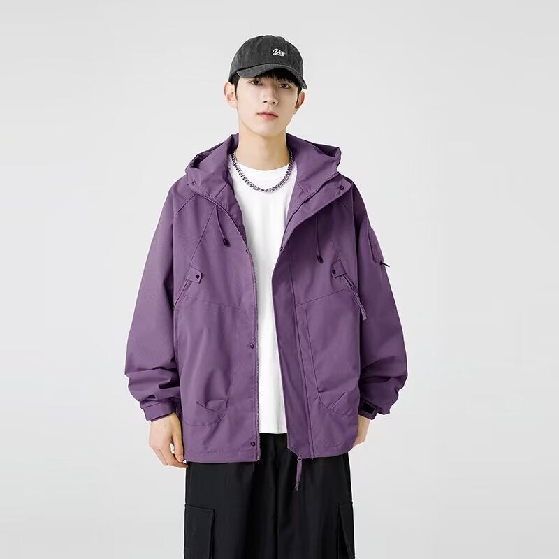 Mountain Style Assault Suit Men'S Hooded Jacket 2024 Autumn Coat Tide Brand Frock Couple Waterproof Windproof Mountaineering Suit - Image 4