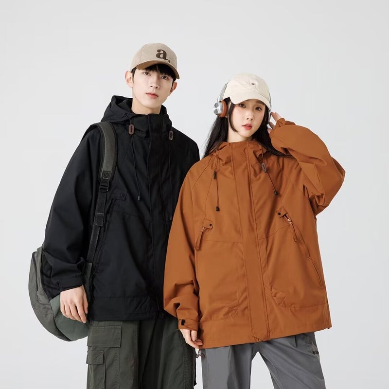 Mountain Style Assault Suit Men'S Hooded Jacket 2024 Autumn Coat Tide Brand Frock Couple Waterproof Windproof Mountaineering Suit - Image 2