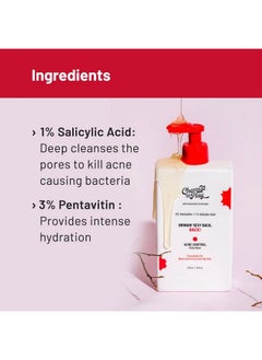 Chemist at Play 1% Salicylic Acid Body Wash 236 Ml Helps Prevent Back & Body Acne And Smoothens Bumpy Texture For Sweaty Oily Normal And Dry Skin Paraben And Sls Free Suitable For Men And Women  - Image 3