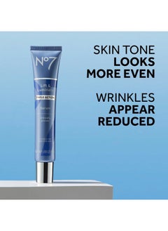 No7 Lift & Luminate Triple Action Face Serum - Collagen Peptide Anti-Wrinkle + Brightening Emblica & Vitamin C Serum + Pro Retinol Skin Firming Hyaluronic Acid & Hibiscus (50ml)  - Image 2