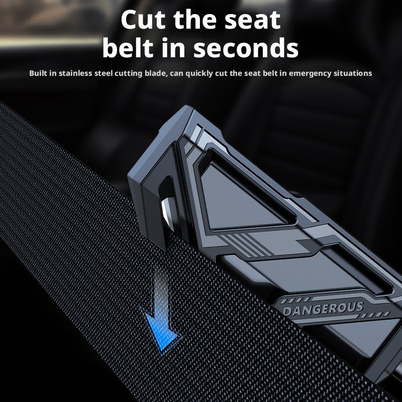 Car Emergency Hammer Window Breaker Seatbelt Cutter Portable Escape Tool - Image 3