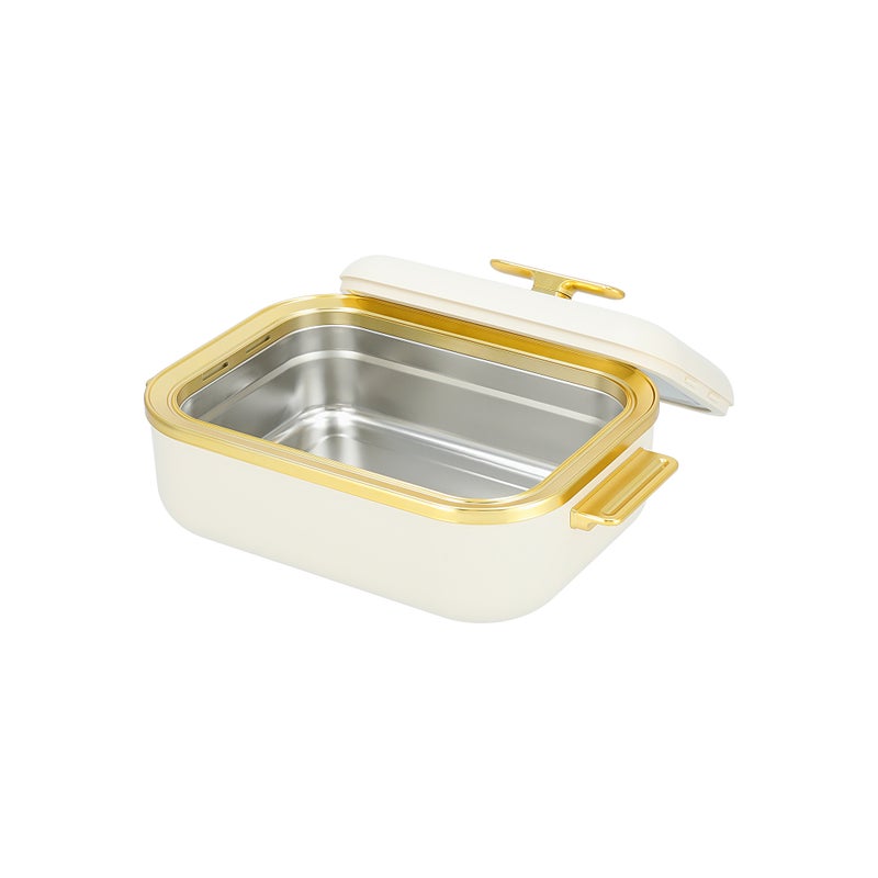 لا ميسا سخان طعام بلاستيك أوف وايت و ذهبي 4 لتر - Image 3