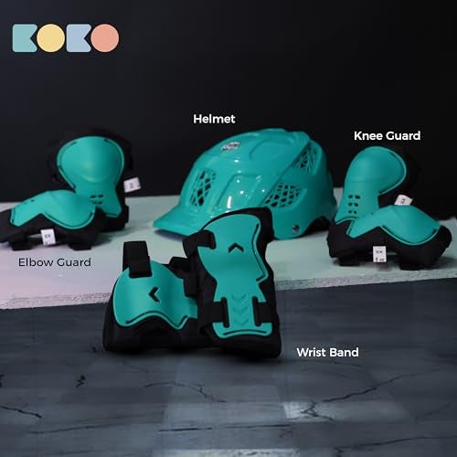 Koko Dragon Kids Skating & Cycling Helmet | Protective Gear for Boys & Girls (Sea Green, Medium 560 MM) - Image 5