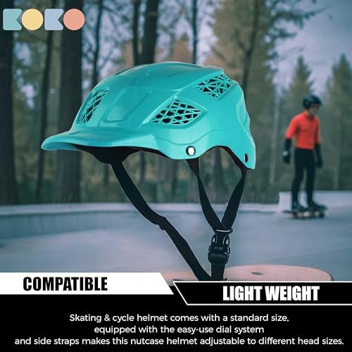 Koko Dragon Kids Skating & Cycling Helmet | Protective Gear for Boys & Girls (Sea Green, Medium 560 MM) - Image 4