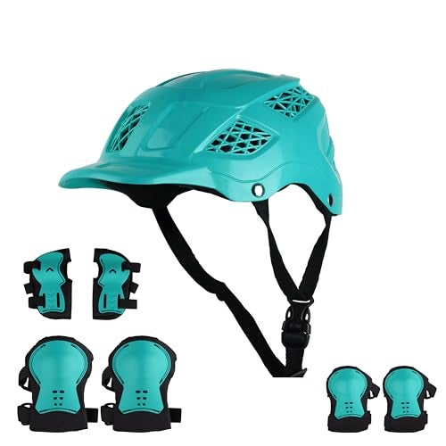 Koko Dragon Kids Skating & Cycling Helmet | Protective Gear for Boys & Girls (Sea Green, Medium 560 MM) - Image 1