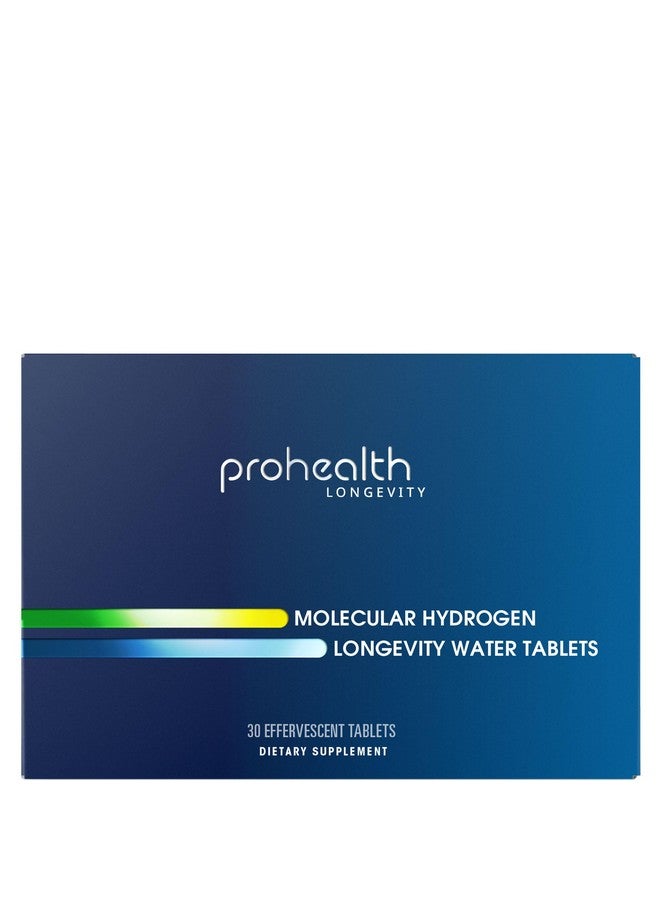 ProHealth أقراص ماء الهيدروجين الجزيئي من بروهيلث للعيش لفترة أطول | مدروسة سريريًا | مختبرة من طرف ثالث | 80 ملغ، 30 قرص - Image 1