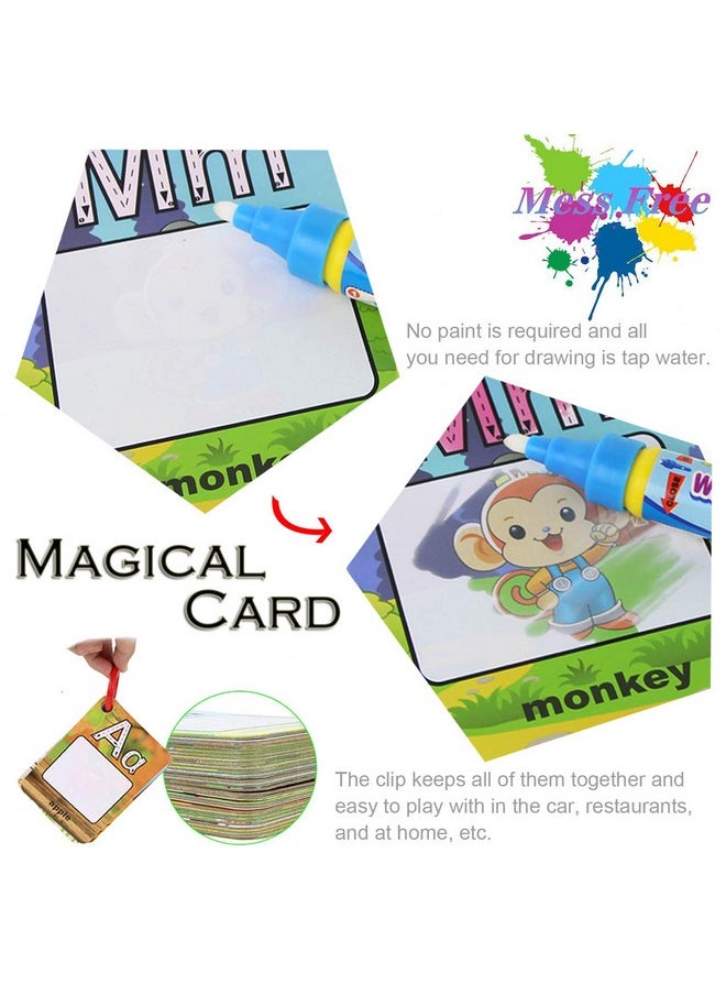 Coolplay A-Z 26 Alphabet Water Cards, Children Drawing Card For Kids Educational Toys For Travel  - Image 4