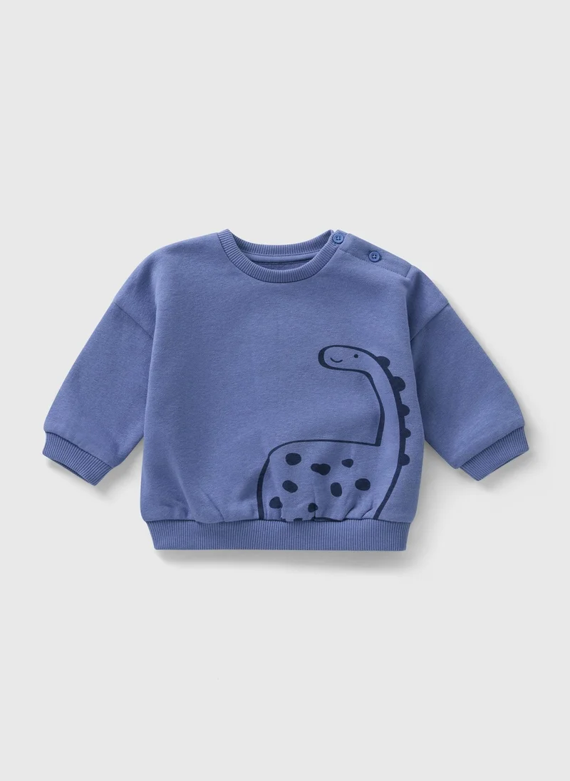 Matalan Baby Blue Dino Sweatshirt