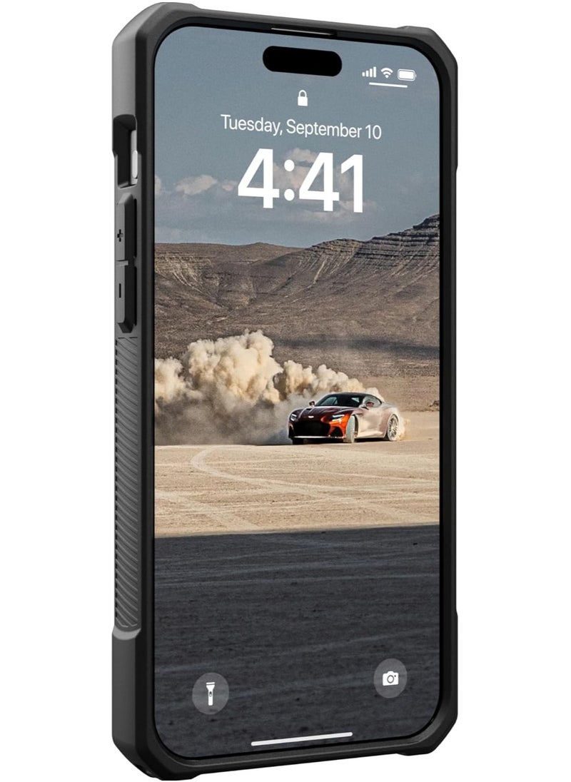 Urban Armor Gear - UAG Monarch for iPhone 15 Pro Max Case Cover [20 Feet Drop Tested] - Carbon Fiber - Image 1