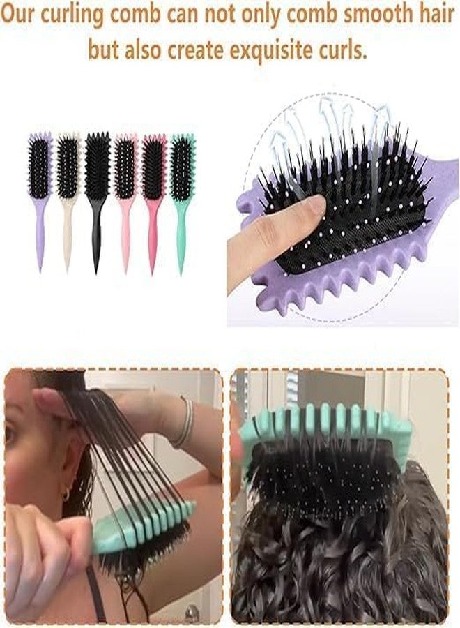 DRAWBRIDGE (PACK OF 1) Curl Defining Brush, Curl Hair Brush, Curl Define Styling Brush, for Combing and Shaping Men's and Women's Curls to Reduce Pulling - Image 3