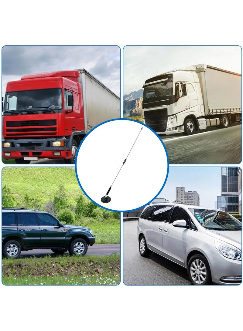 Universal Magnetic Car Radio Antenna 70cm AM FM Signal Receiver with Inner Copper Coil, Strong Reception, Waterproof Dustproof, Easy Installation, Compatible with Cars, SUVs, Trucks, Vans - Image 4