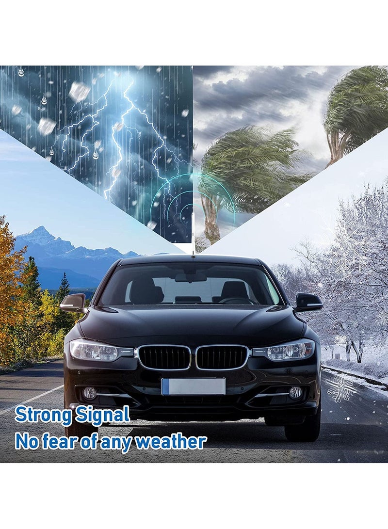 Universal Magnetic Car Radio Antenna 70cm AM FM Signal Receiver with Inner Copper Coil, Strong Reception, Waterproof Dustproof, Easy Installation, Compatible with Cars, SUVs, Trucks, Vans - Image 5