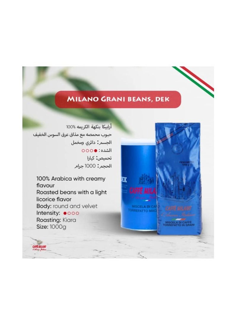 ECO Italian coffee beans espresso60 40blue from Milano1kg  - Image 2