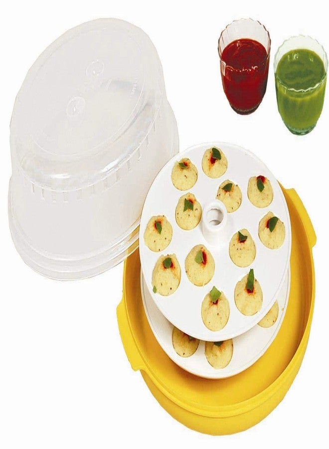Ekdant Trust Microwave Idli Pizza Maker - 30 Snacks Idlies - Image 1