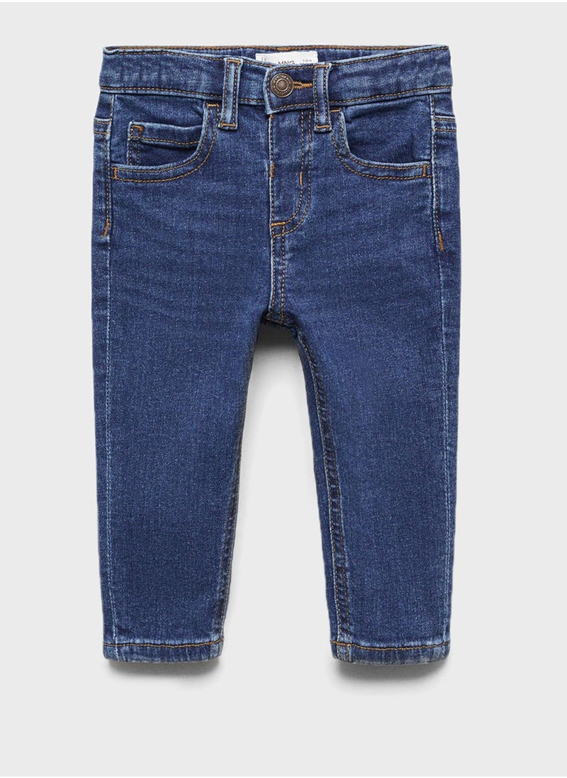 MANGO - Infant Rinse Wash Jeans - Image 1